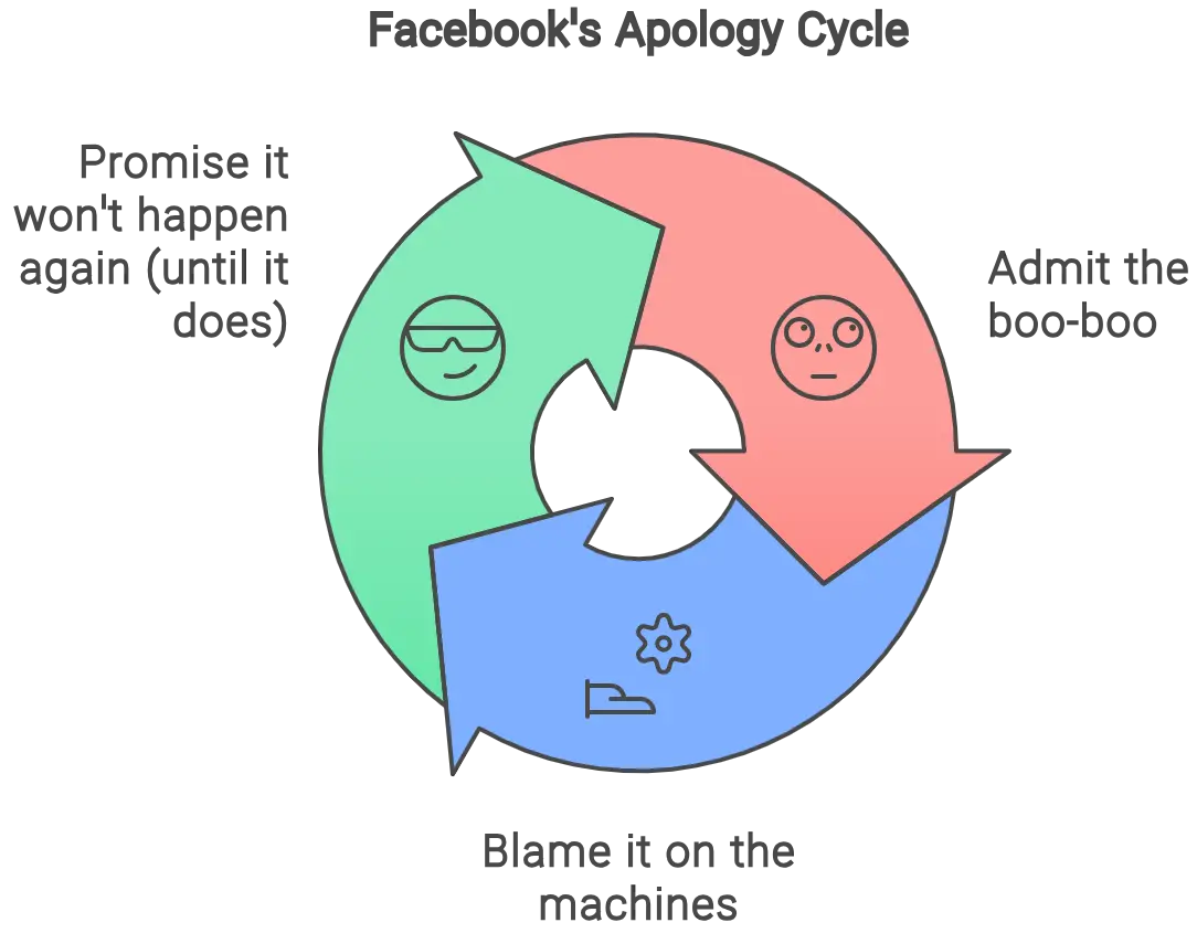 Reagan Biopic Faces Digital Iron Curtain on Facebook 4 facebook apology cycle