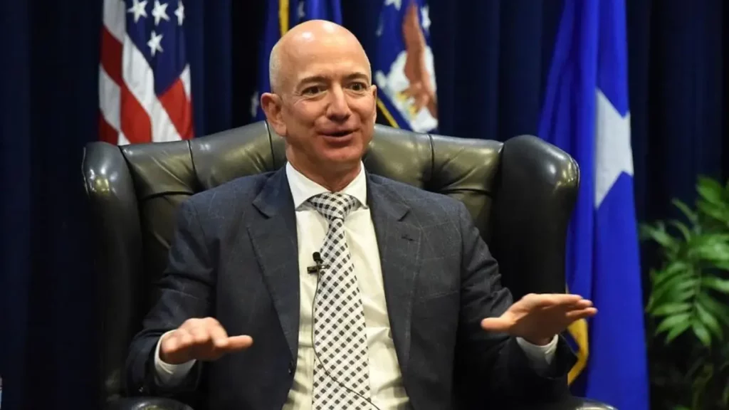 Image representing the 'Jeff Bezos' category, highlighting the leadership and influence of Amazon’s founder and one of the world’s most powerful business figures.